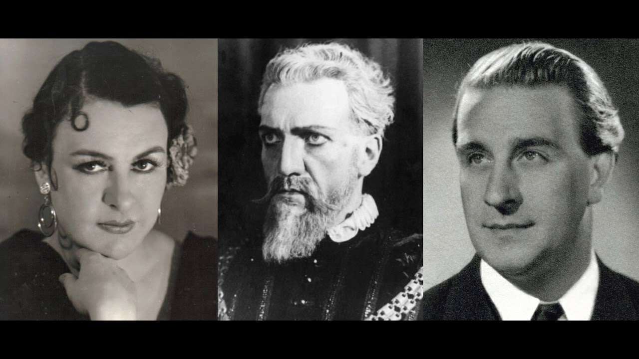 Massenet: Don Quichotte (Excerpts) - Pernet, Michel, Lovano, cond. Jules Gressier (1947)