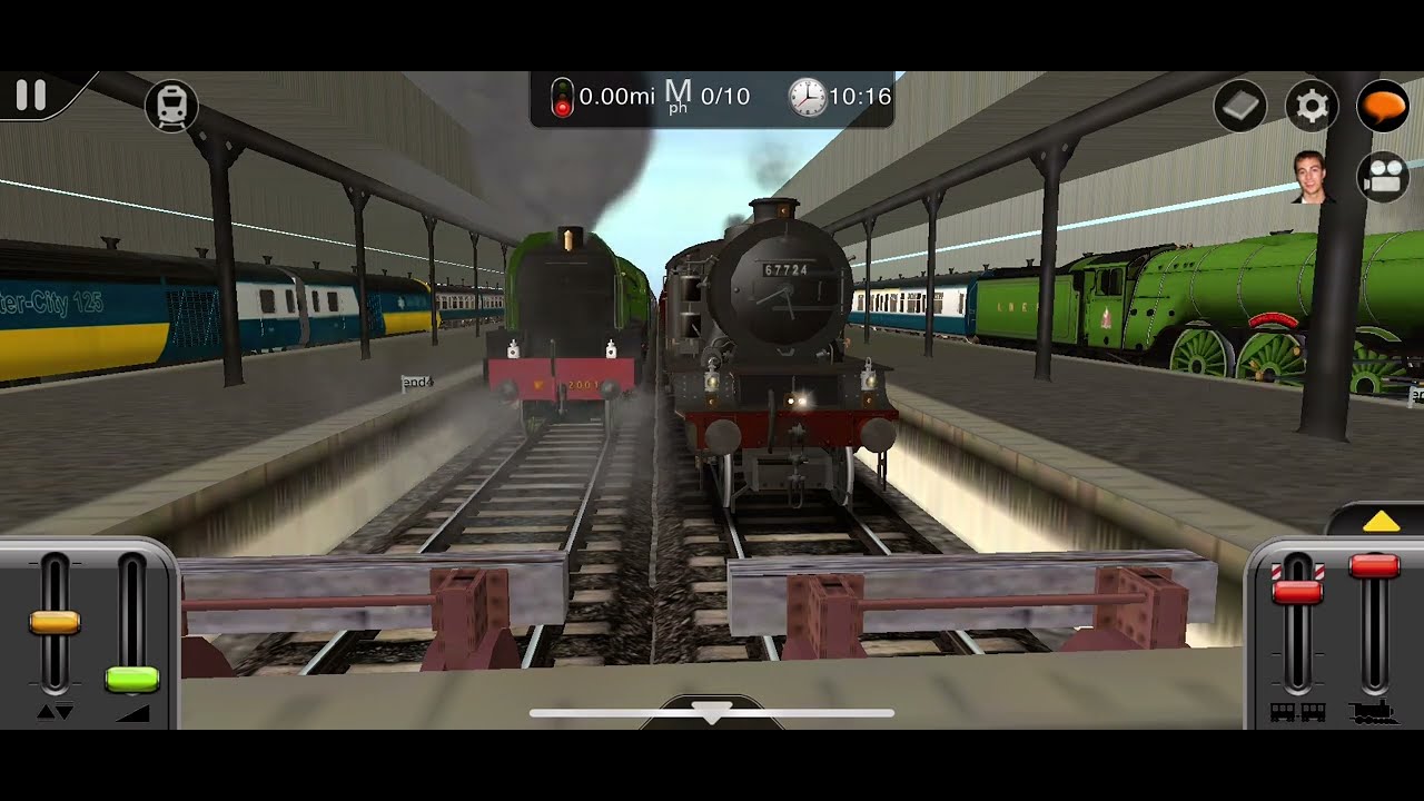 LNER steam locomotives race, trainz driver 2
