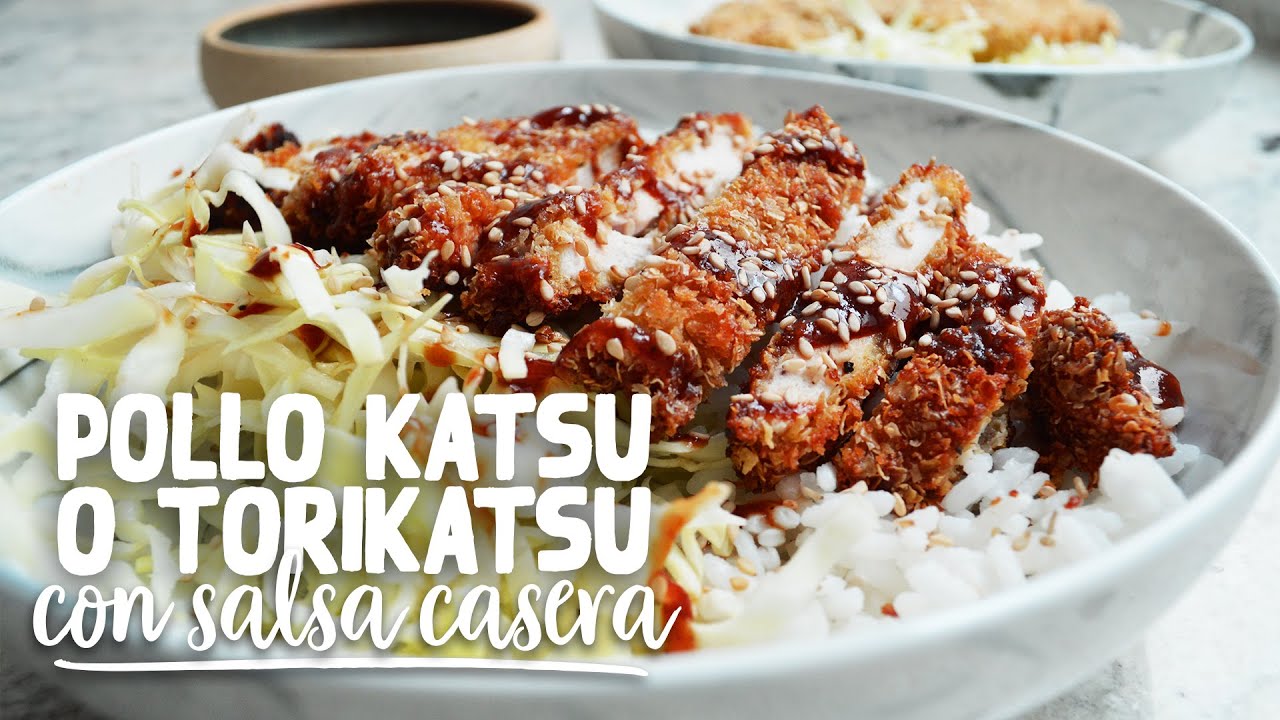 POLLO KATSU o TORIKATSU (empanizado con avena & panko) - Recetas fáciles Pizca de Sabor