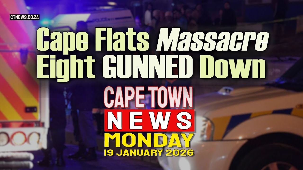 Cape Town News | Monday, 19th of January, 2026 &ndash; Top Headlines from the Western Cape.