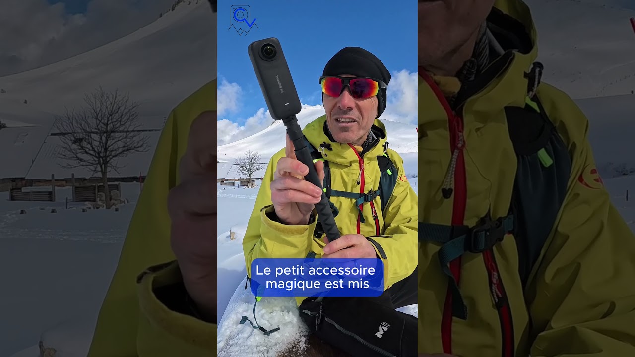 Cam&eacute;ra toujours pr&ecirc;te, mains libres avec cet accessoire #insta360 #insta360x4 #camera360