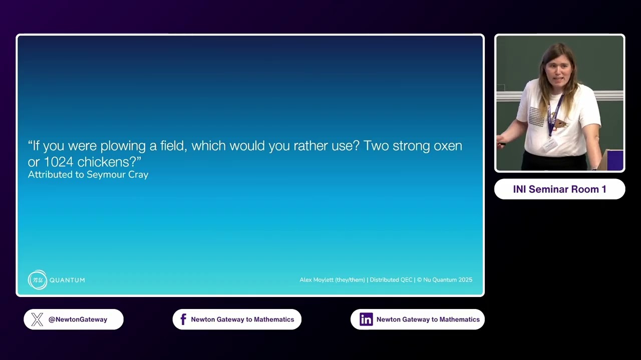 Dr. Alex Moylett | Distributed Quantum Error Correction Based on Hyperbolic Floquet Codes