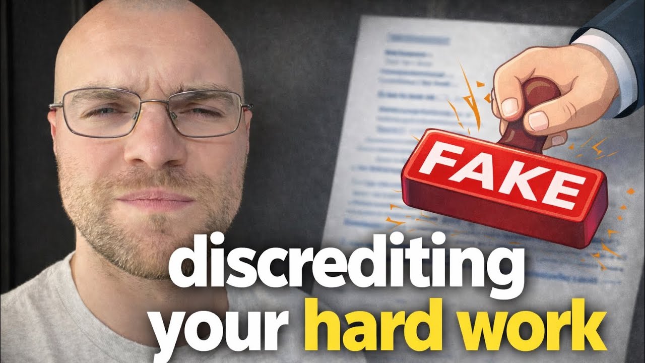 Discrediting your hard work.