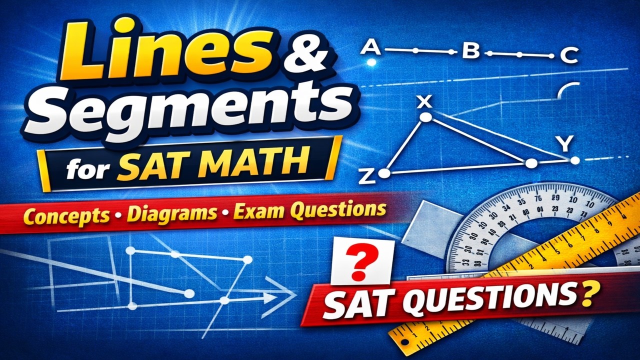 Lines & Segments for SAT Math | Concepts, Diagrams & Exam Questions