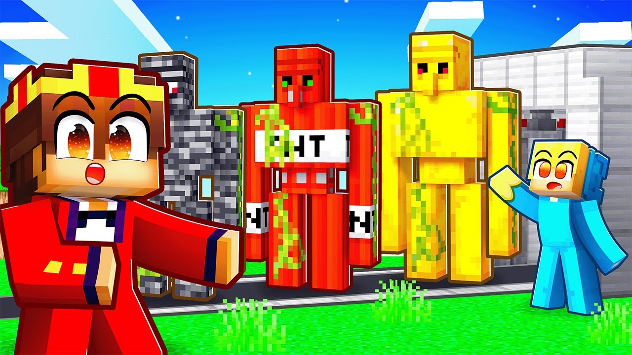 Wir BAUEN eine GOLEM FABRIK in Minecraft!