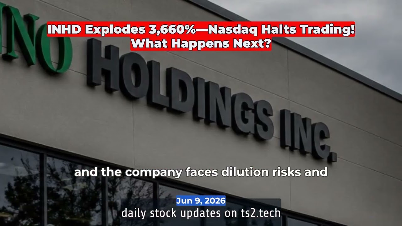 INHD Explodes 3,660%&mdash;Nasdaq Halts Trading! What Happens Next? #Shorts