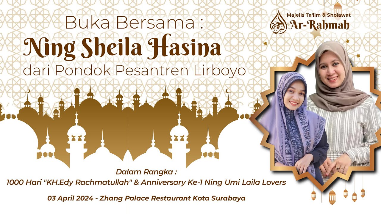 🔴 LIVE MAJELIS AR-RAHMAH - BUKA BERSAMA NING SHEILA HASINA