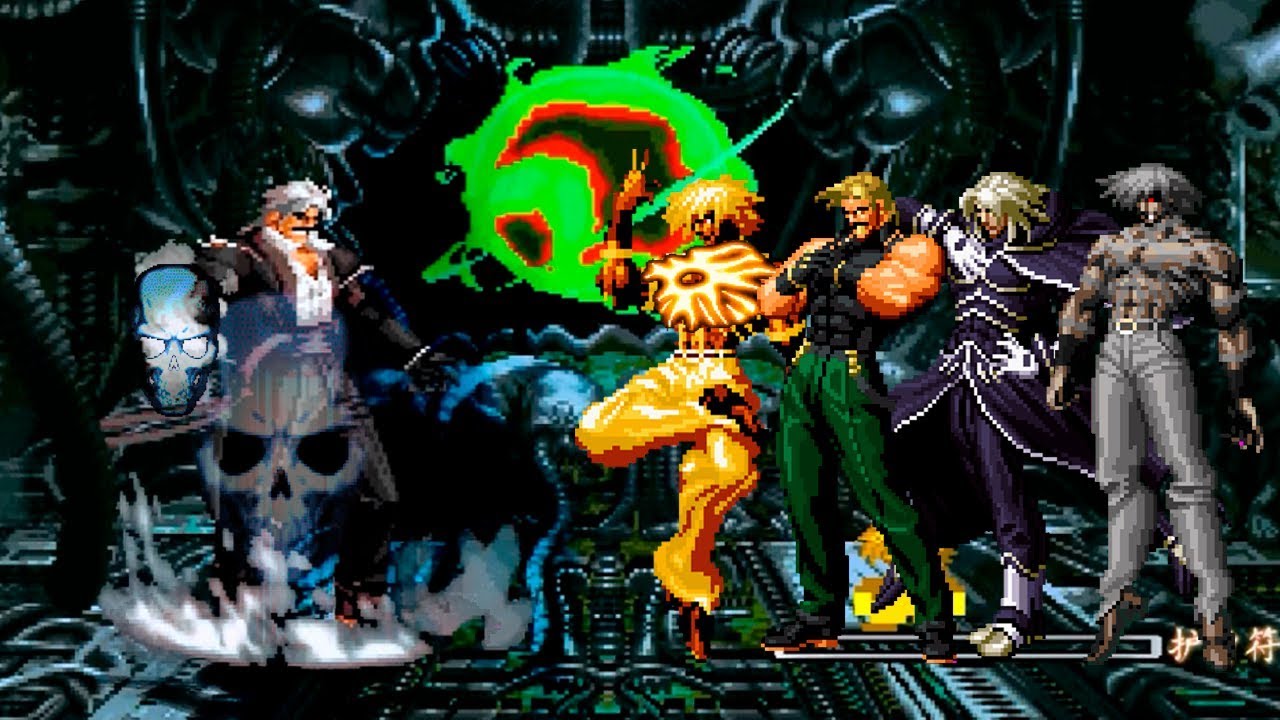 KOF MUGEN DARK GOD RUGAL 2ND (VL) VS S&Uacute;PER BOSSES