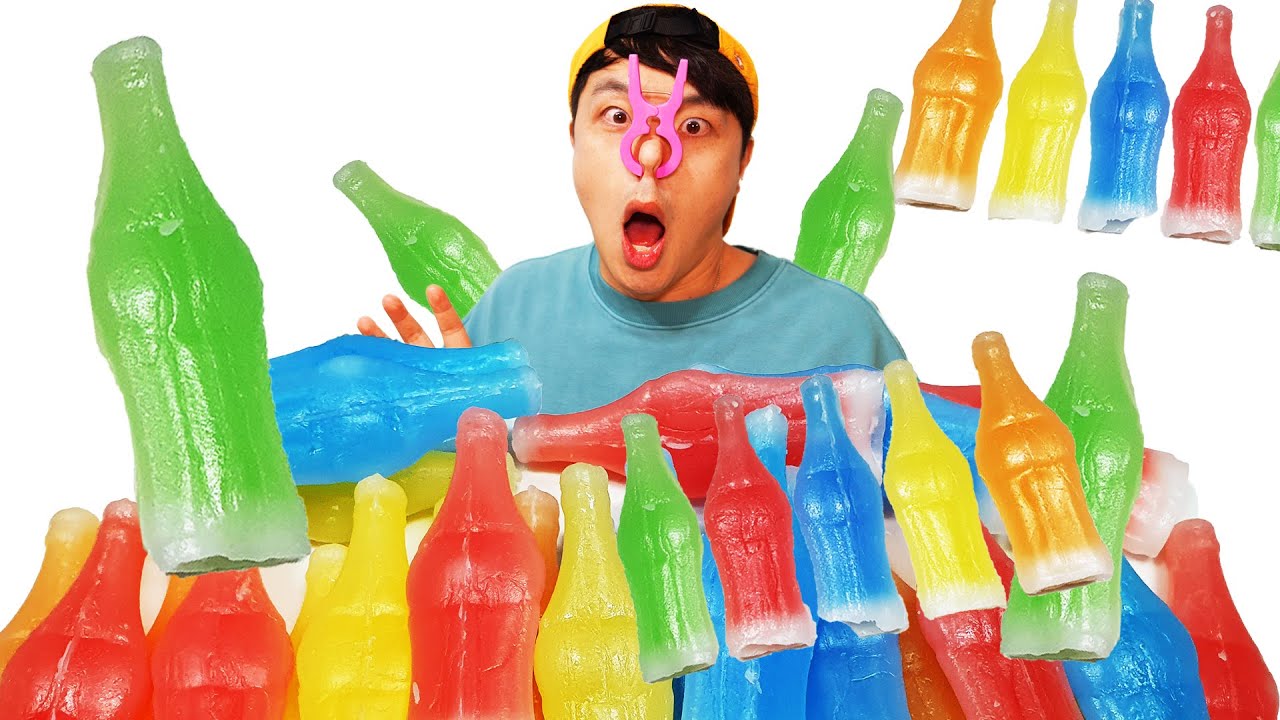 Nik L nip 닉클립 왁스병 Wax Bottles Mukbang 먹방 MUKKABI 먹깨비
