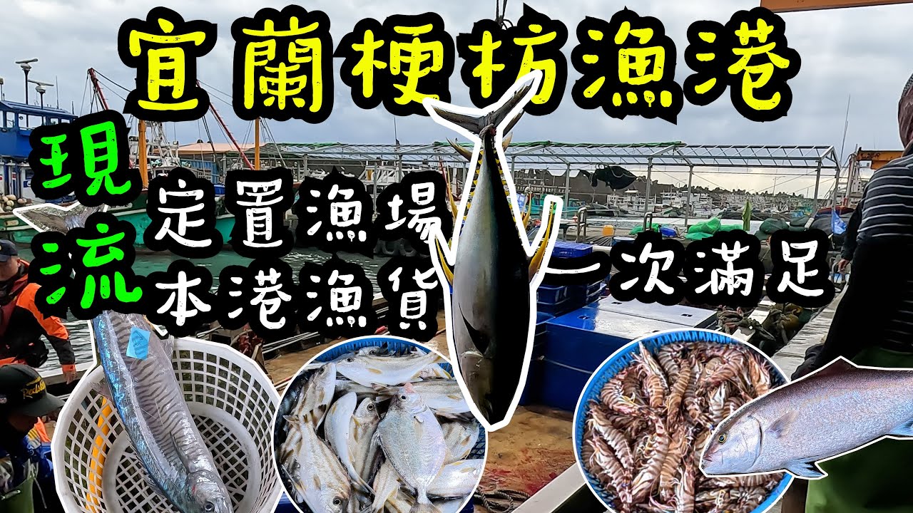 「活跳跳」現流漁貨！ 宜蘭梗枋漁港：定置漁場與本港漁貨一次滿足！