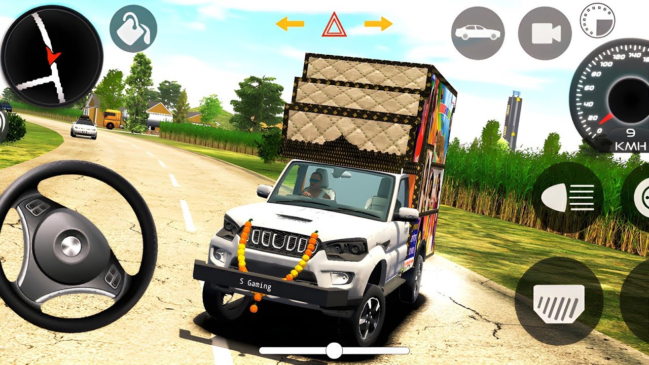 Mahindra Scorpio DJ Pickup Full Gameplay🔥👿|| New Indian Car Simulator 3D Gameplay - Android game