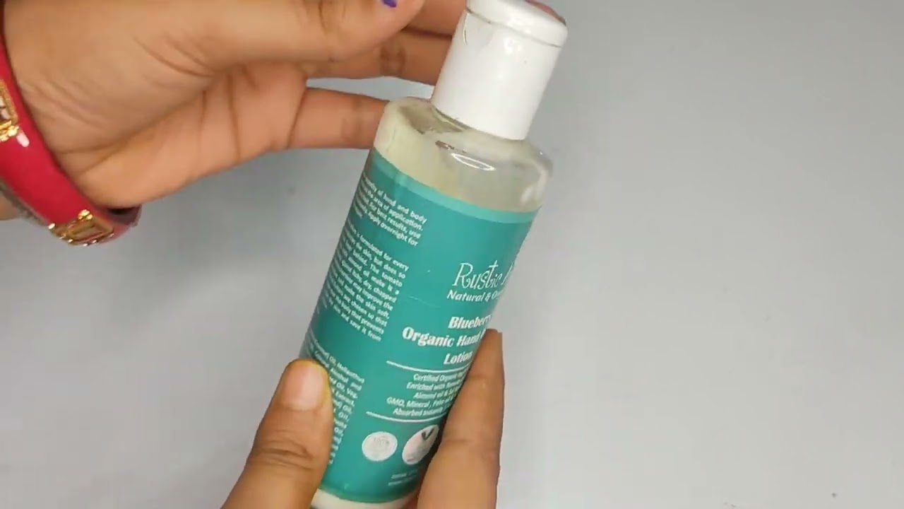 RUSTIC ART NATURAL ORGANIC HAND & BODY LOTION REVIEW |#video