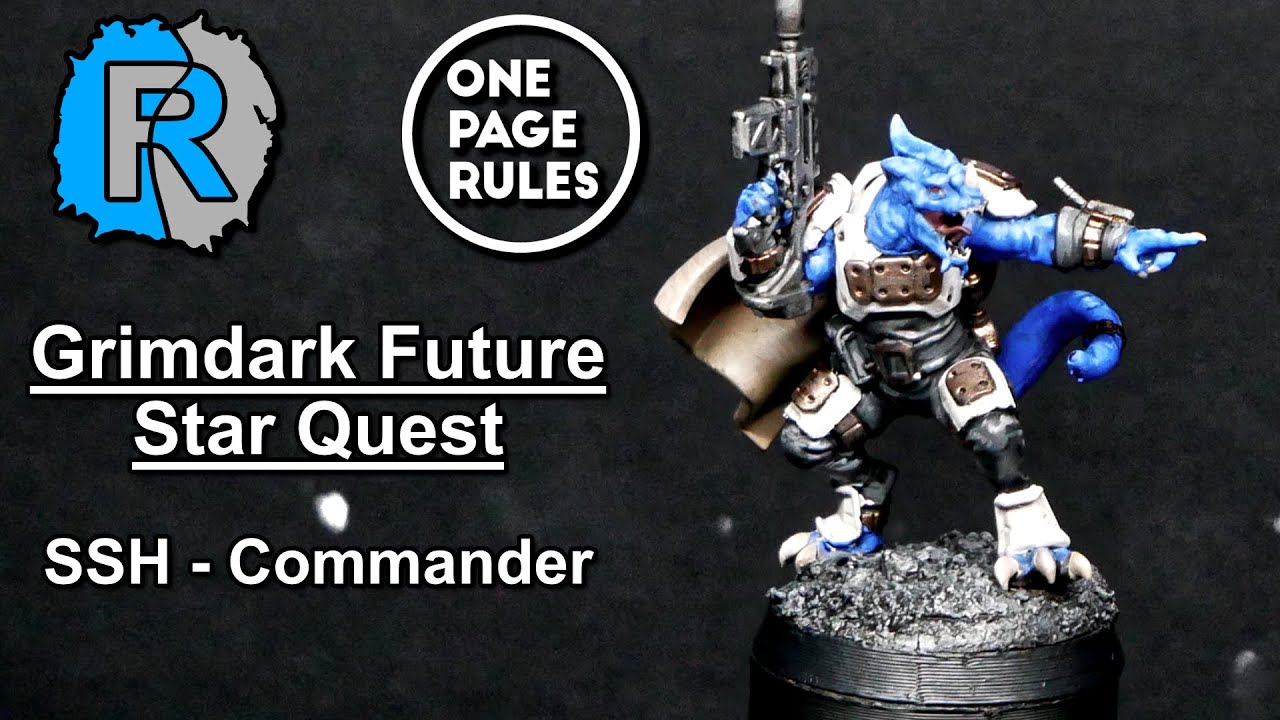 Painting the Star Host Commander – Grimdark Future: Star Quest | One Page Rules Miniature Tutorial