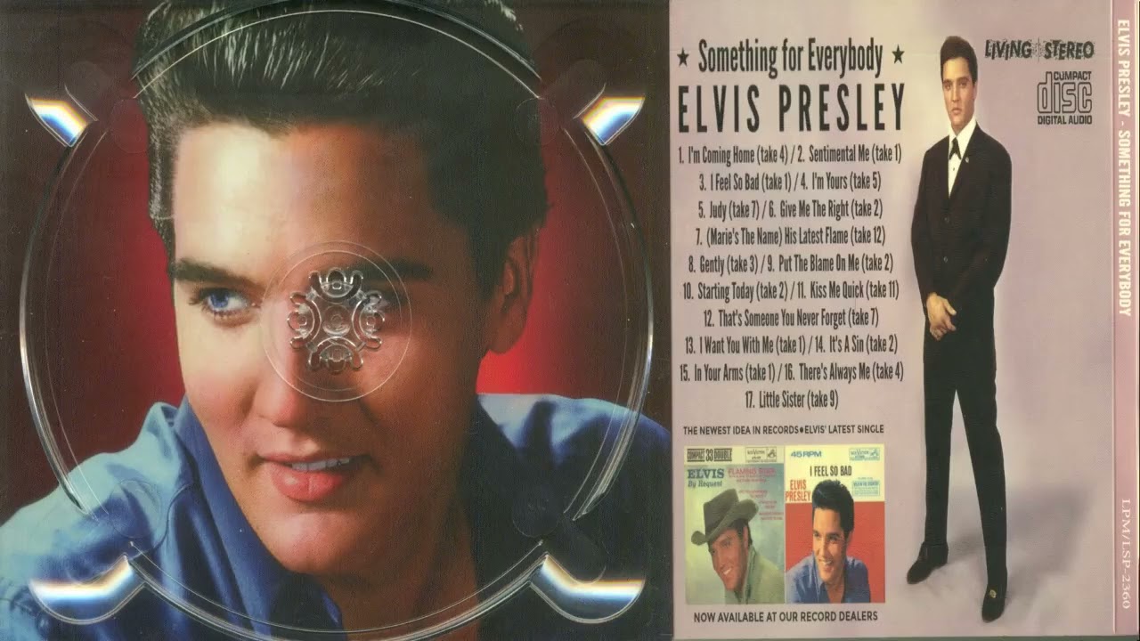 ELVIS PRESLEY - SOMETHING FOR EVERYBODY  (THE ALTERNATE ALBUM) Studio Outtakes
