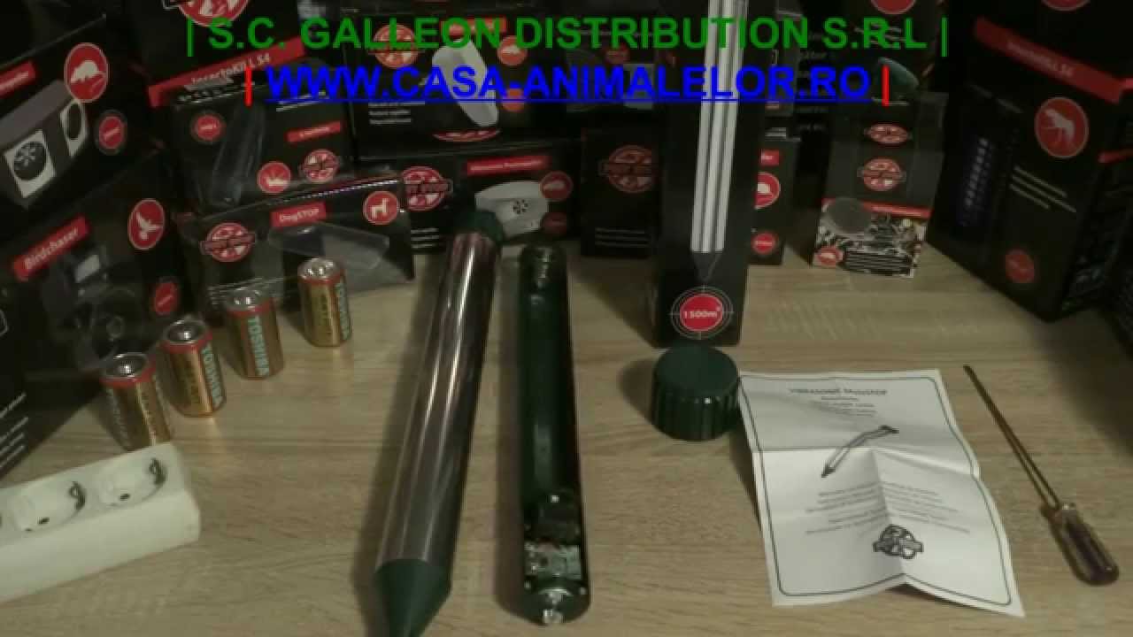 Aparat pentru alungarea cartitelor VIBRASONIC MOLE CHASER
