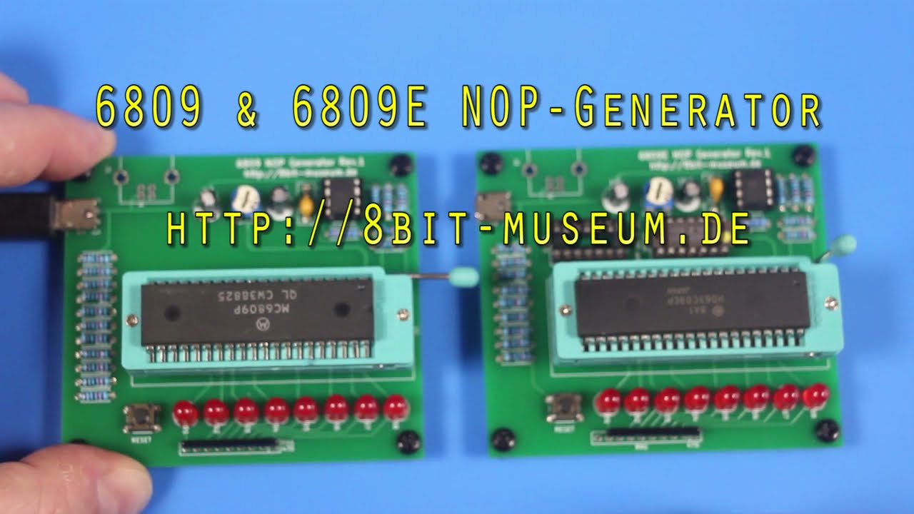 NOP Generator for 6809 and 6809 CPU