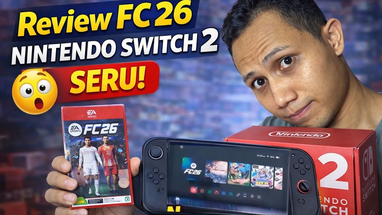 Review FC 26 di Nintendo Switch 2 | Docking Xiaomi Pad 7 (30 FPS)
