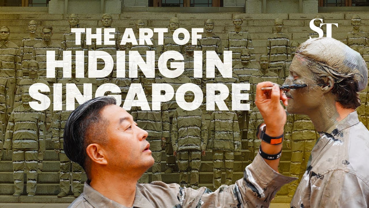 The art of hiding in Singapore: Making 60 people 'disappear' at National Gallery Singapore