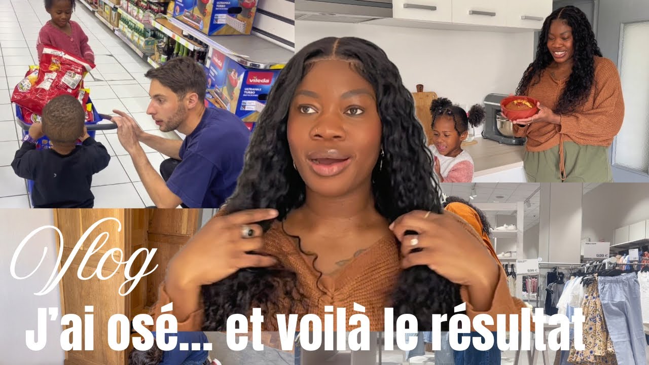Vlog famille |J’ai changé de tête… et même mon mari a buggé |Haul BM & HLM, bébé