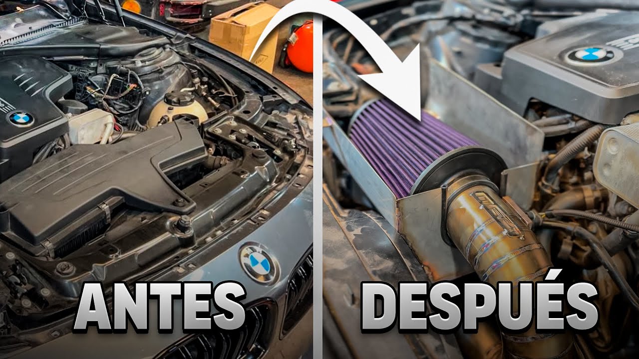 Como suena el TURBO! Fabricando toma de aire BMW F30