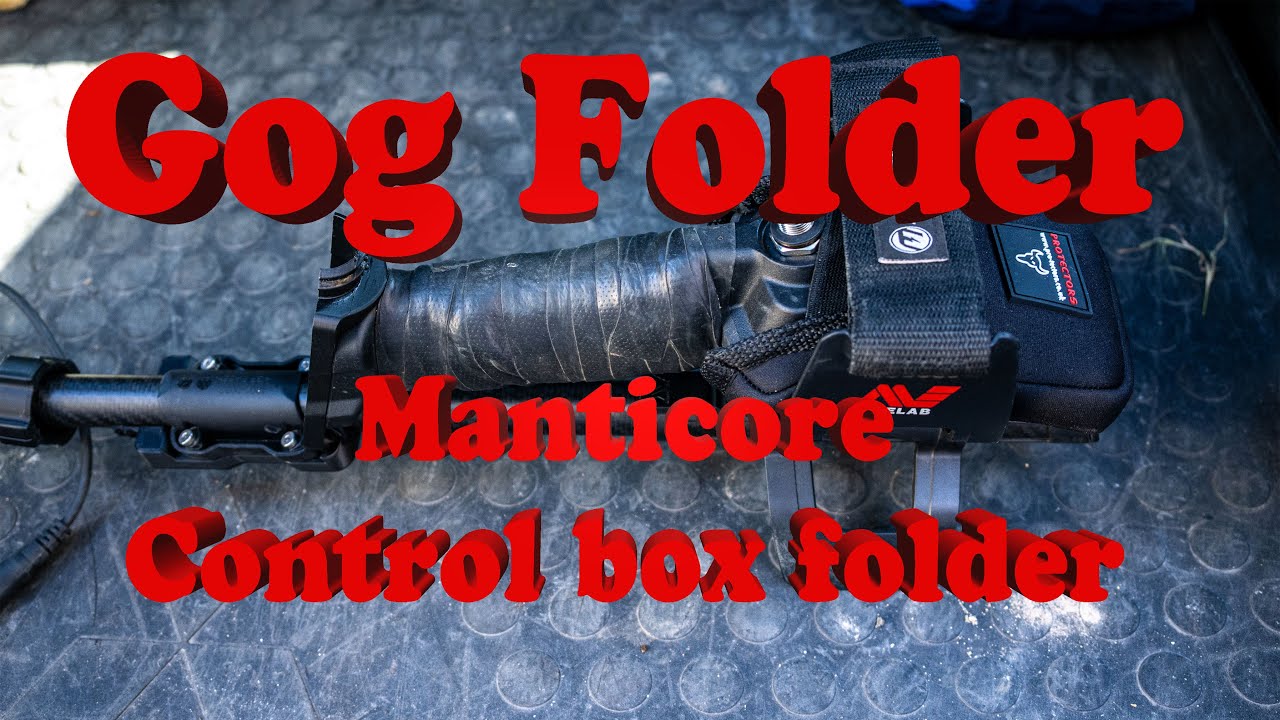 Складное крепление для блока управления Minelab Manticore (Gog Folder)