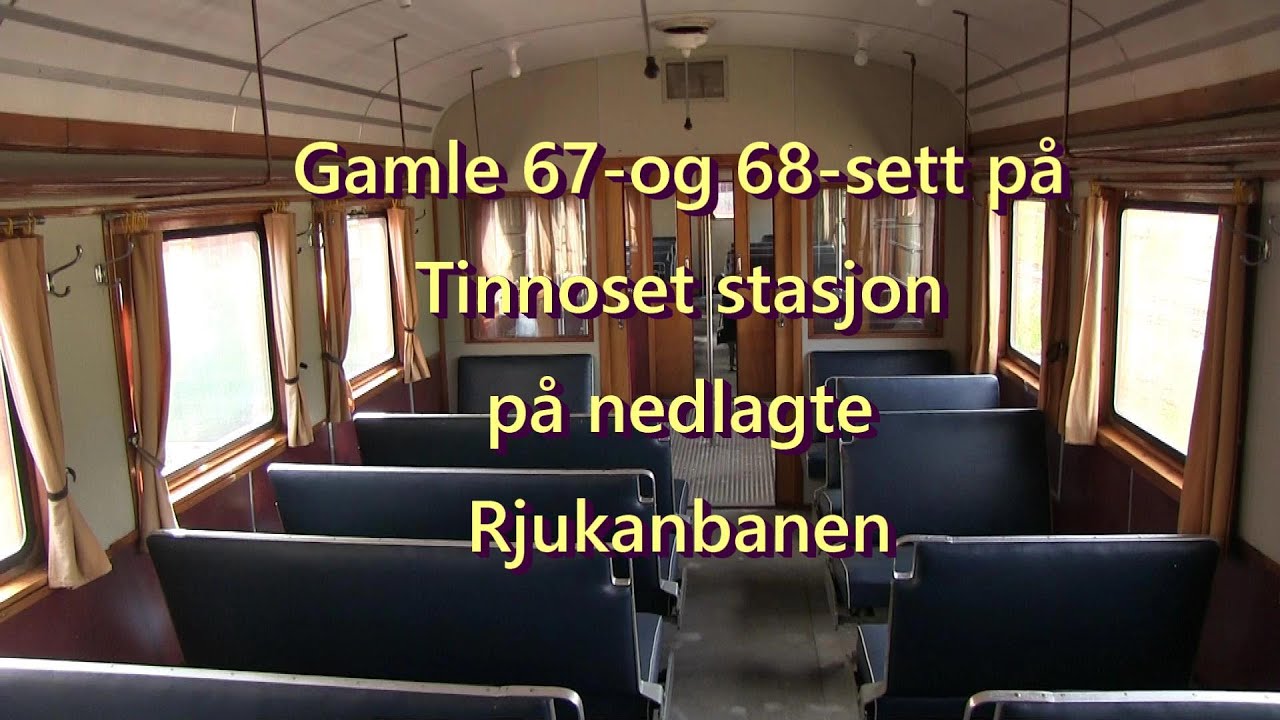 Gamle 67- og 68 togsett på Tinnoset