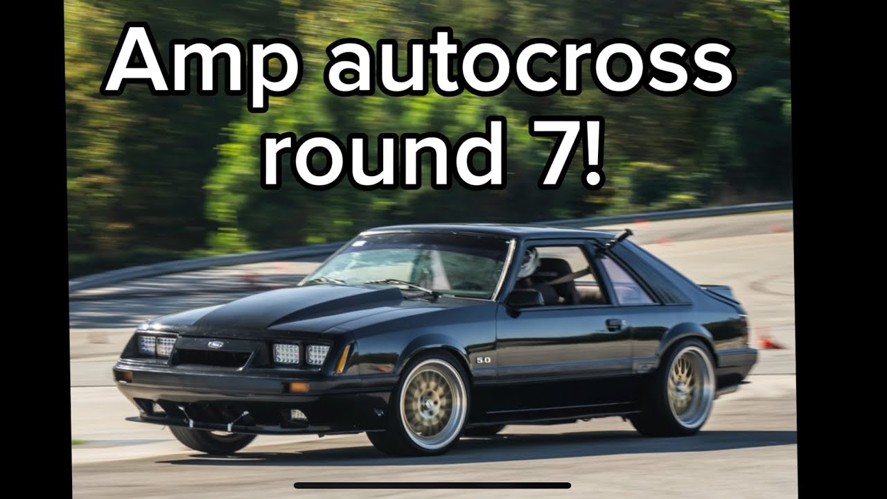 FOXBODY autocross!! Another podium at AMP rd7!