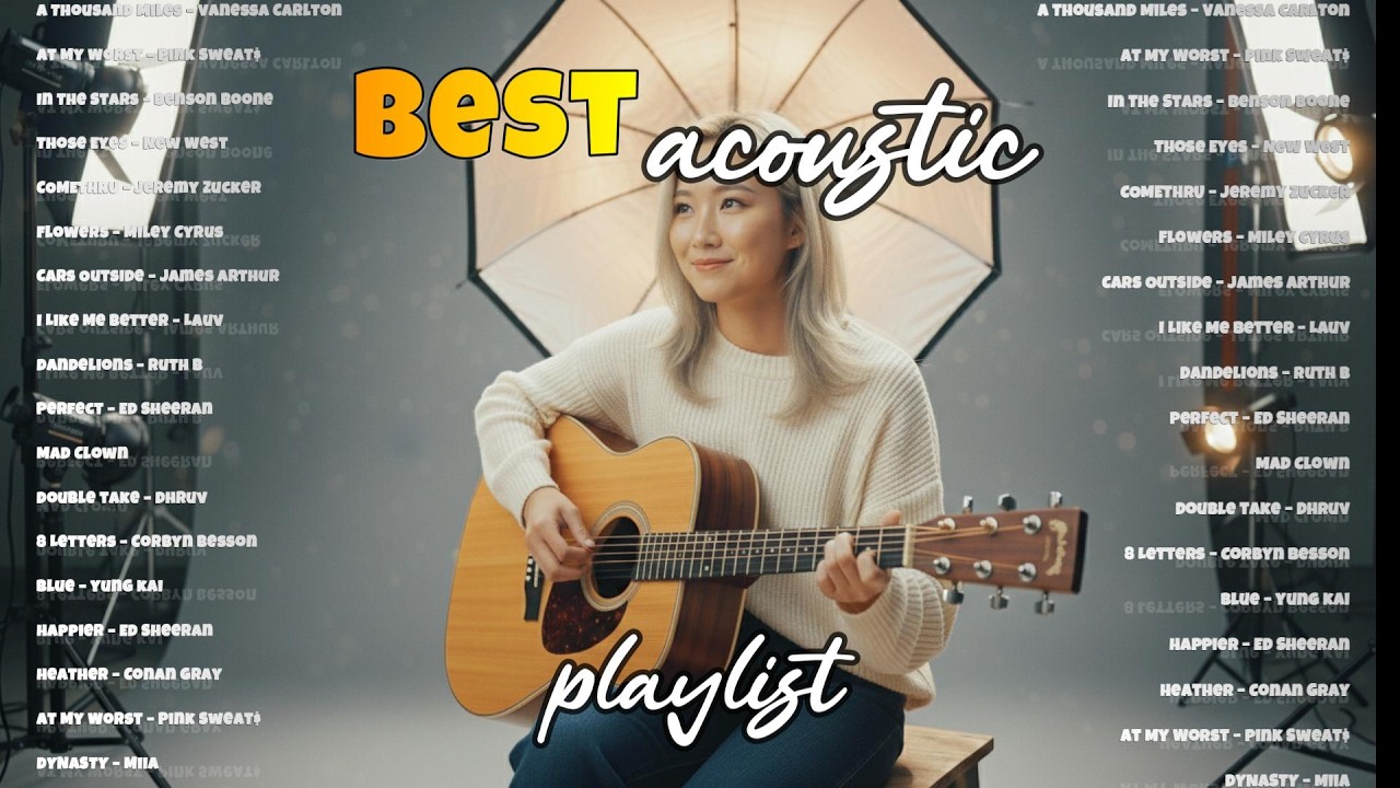Chill Vibes Playlist 2026 🍂🎵| Acoustic Cover Love Song | Viral TikTok Mix 2026|Pink Sweats,8 Letters