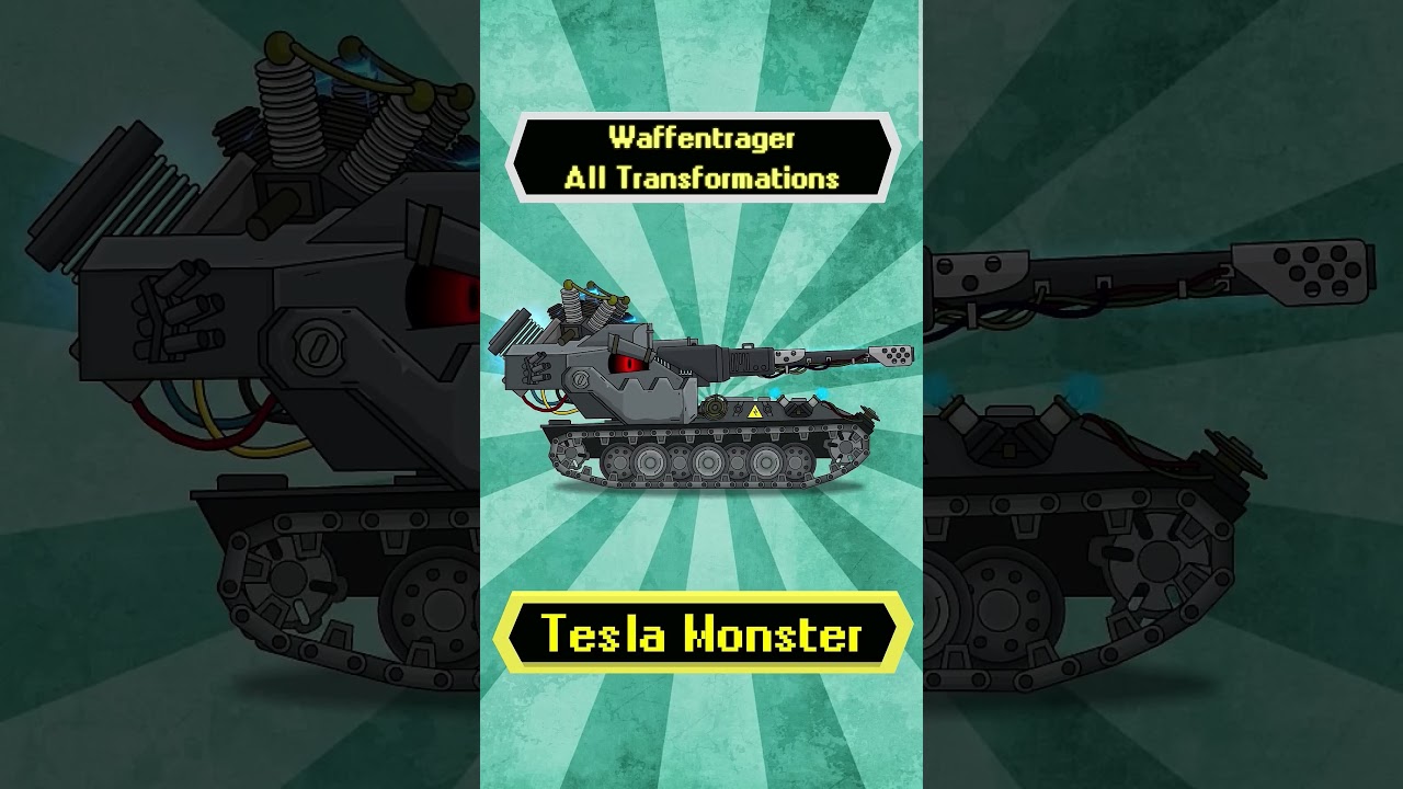 all waffentrager and hybrid evolution you need to see #tank #shortsfeed #@HomeAnimations