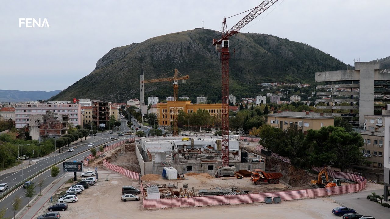 U tijeku prva faza izgradnje zgrade HNK Mostar, Mala scena funkcionalna do kraja 2024.