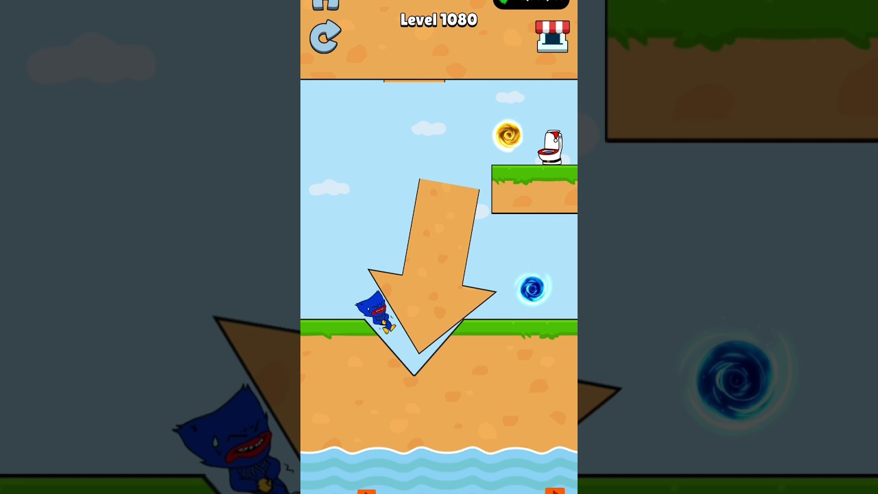 Slice Save Teleport Funny Game Level 🤣😁 #1080 #shorts #shortsfeed #slicetosave #funny #gaming #viral