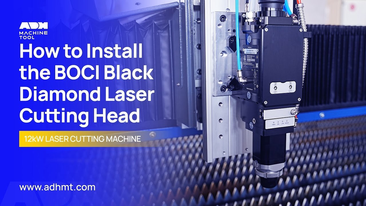 How to Install the BOCI Black Diamond Laser Cutting Head?