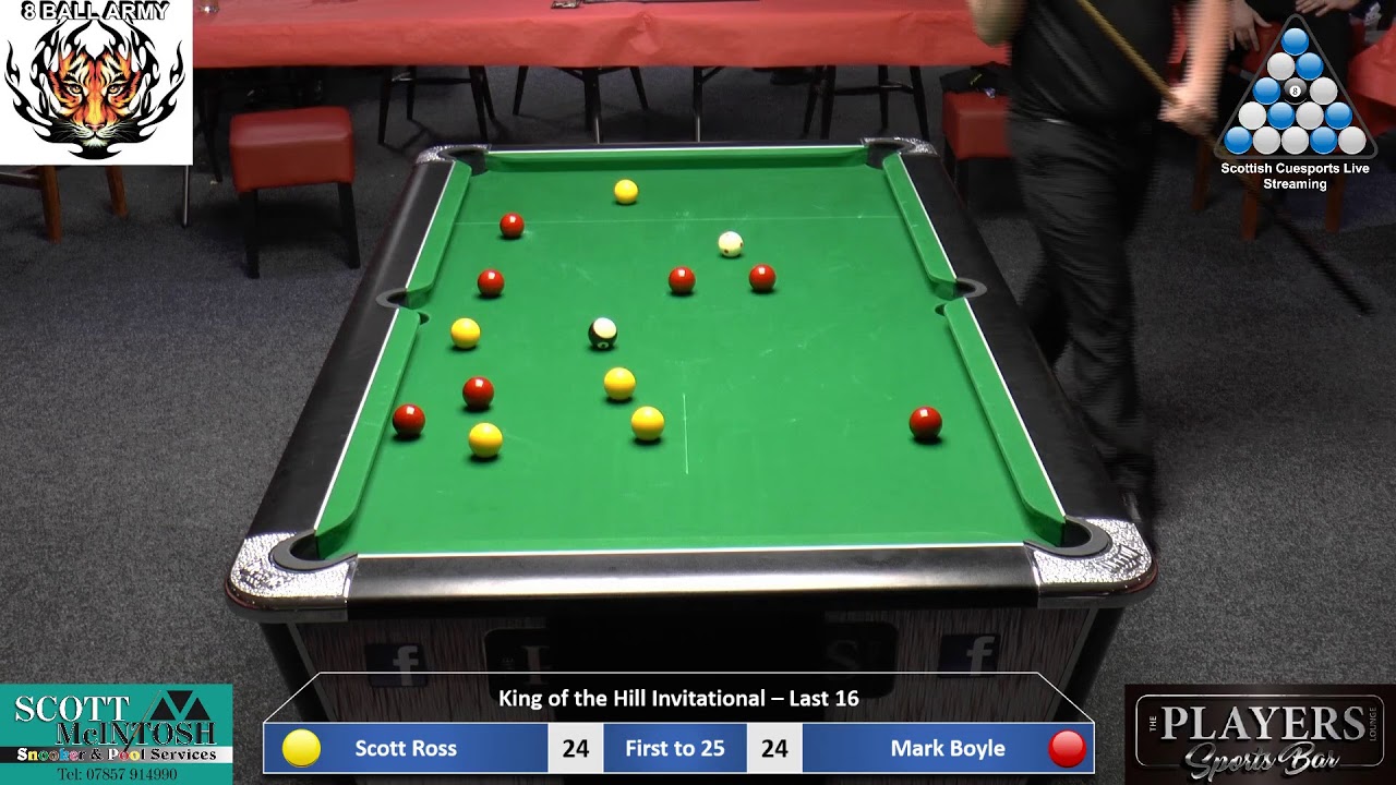 King of the Hill Invitational Last 16 - Scott Ross v Mark Boyle
