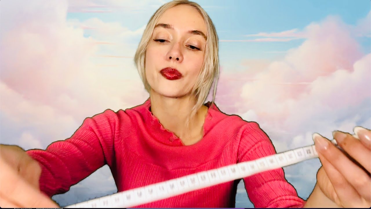 { ASMR } MEASURING YOUR FACE AND TESTING YOUR SENSES