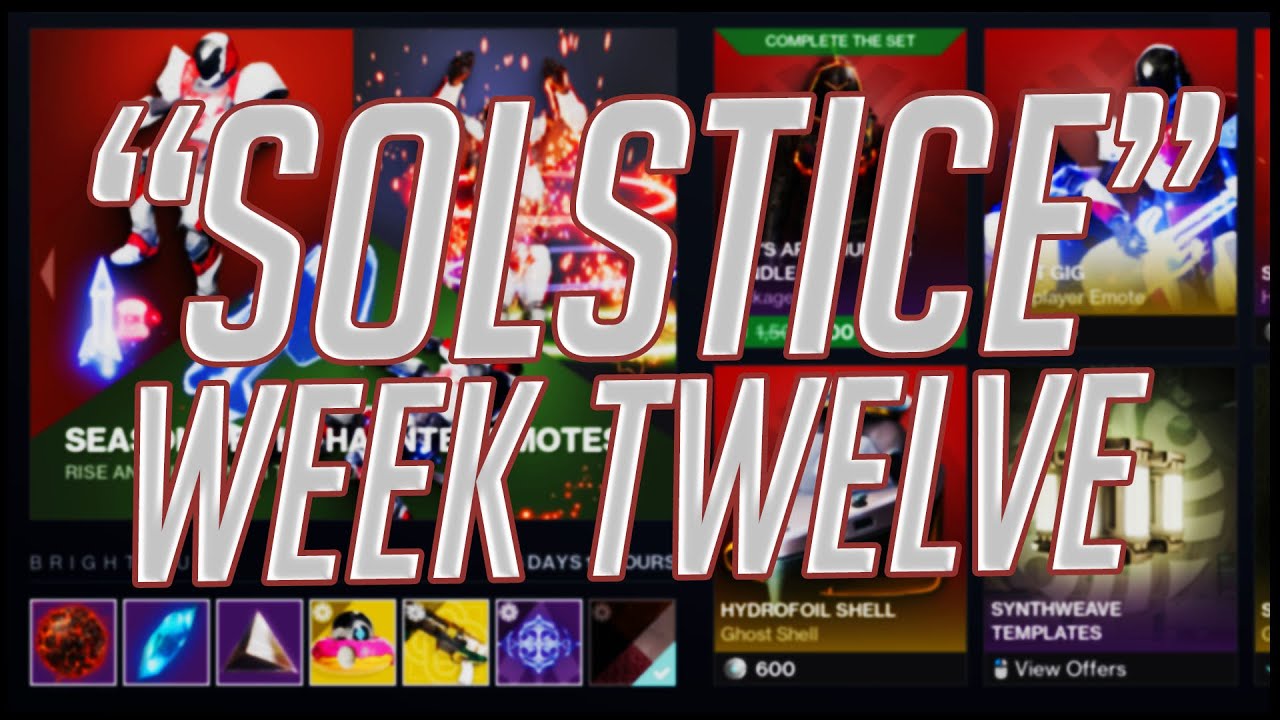 Destiny 2: Week twelve 