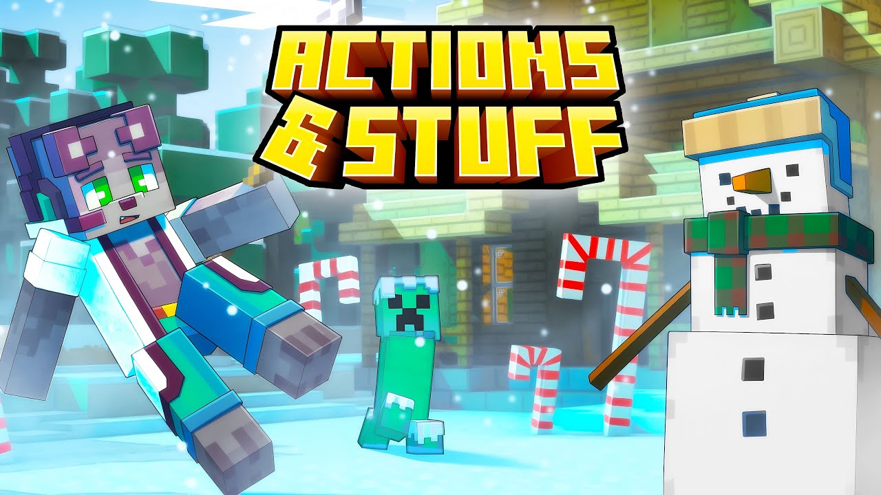 SE ACTUALIZÓ el mejor TEXTUREPACK de Minecraft! - Actions & Stuff