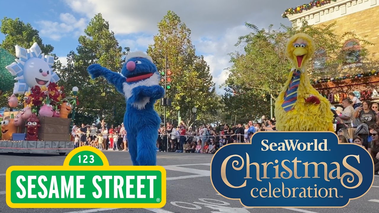 Sesame Street Christmas Parade – FULL SHOW 2024 | SeaWorld Orlando