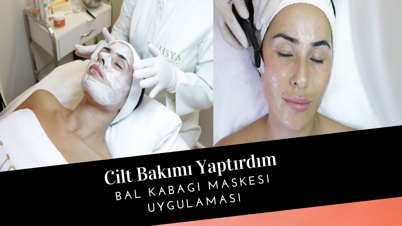 Cilt bakımı yaptırdım | Bal kabağı Maske Uygulaması