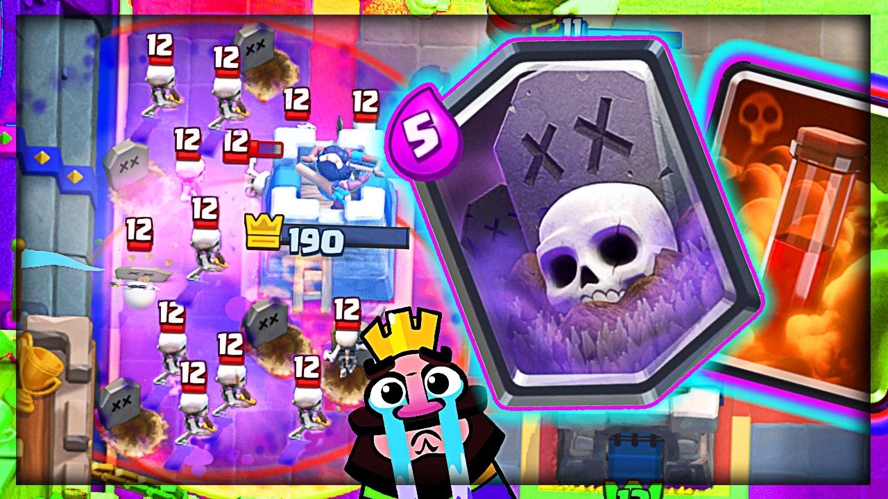 Legendary GRAVEYARD POISON IS OP in Clash Royale!
