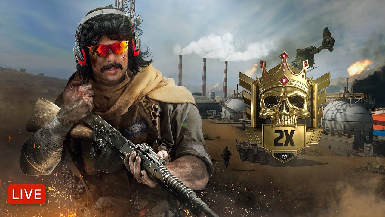 🔴LIVE - DR DISRESPECT - WARZONE RANKED WITH ZLANER