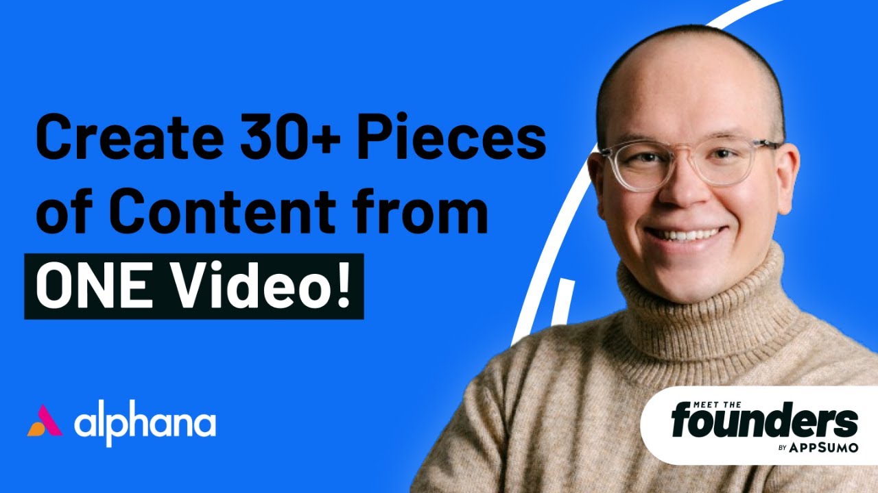 Create 30+ Pieces of Content from ONE Video w/ Alphana | Founder AMA