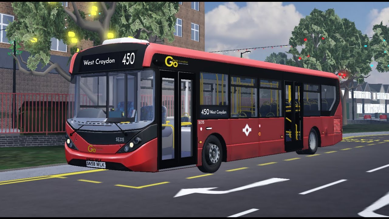Driving The New Go Ahead London Enviro 200 MMC Remodel On 450 | Roblox Croydon