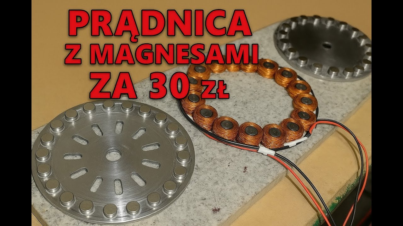 Test mini prądnicy.