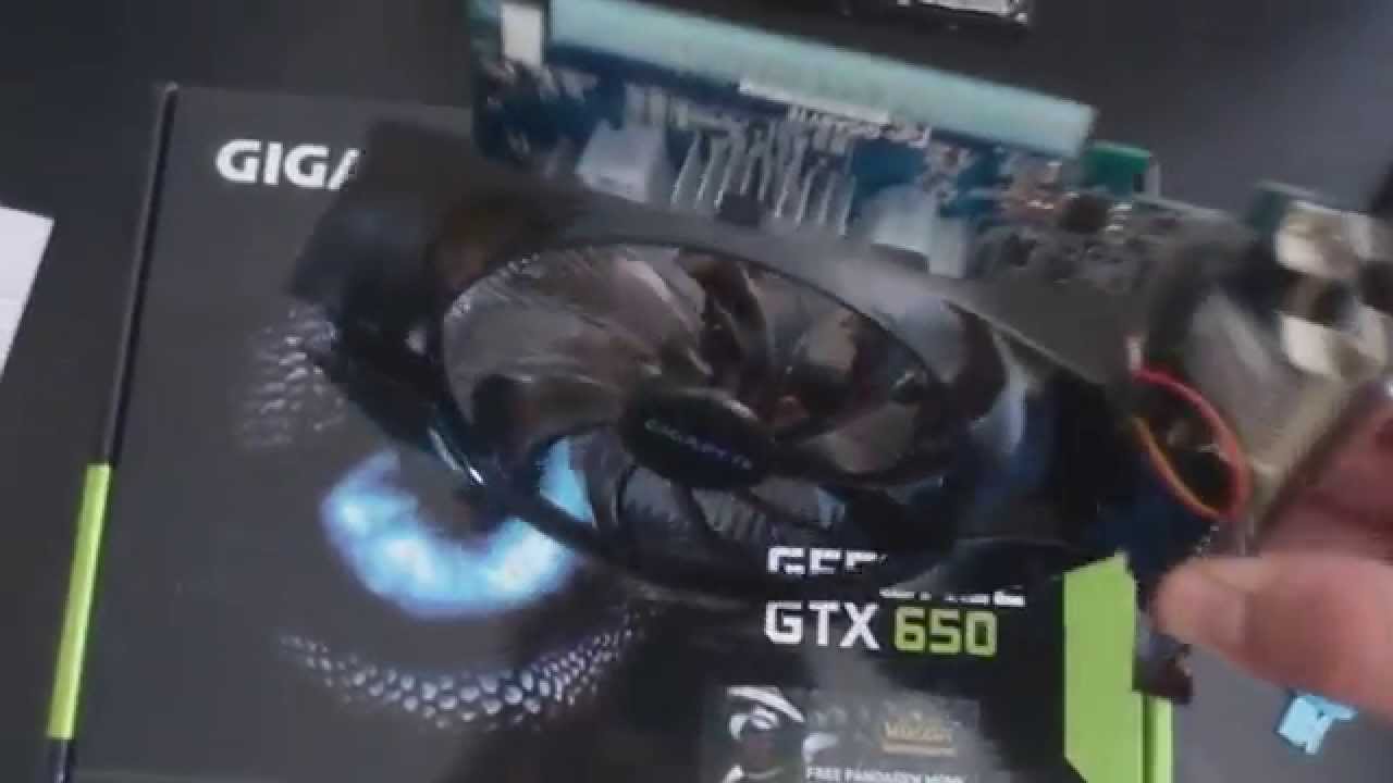 Gigabyte GTX 650 OC 1GB GDDR5 [UnBoxing]