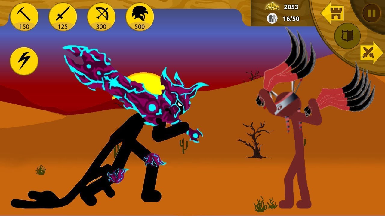 Mega Griffon Vampire Giant Army Max Level x99999999 Vs Sicklewrath Leader | Stick War Legacy