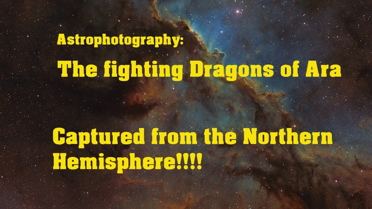 Astrophotography: The Fighting Dragons of Ara, captured from the north (latitude 30.5&deg;N)!!!