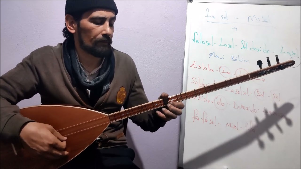 Oyun Havası Halkalı Şeker Uzun Sap Bağlama Solfej Dersi - Ahmet SARI