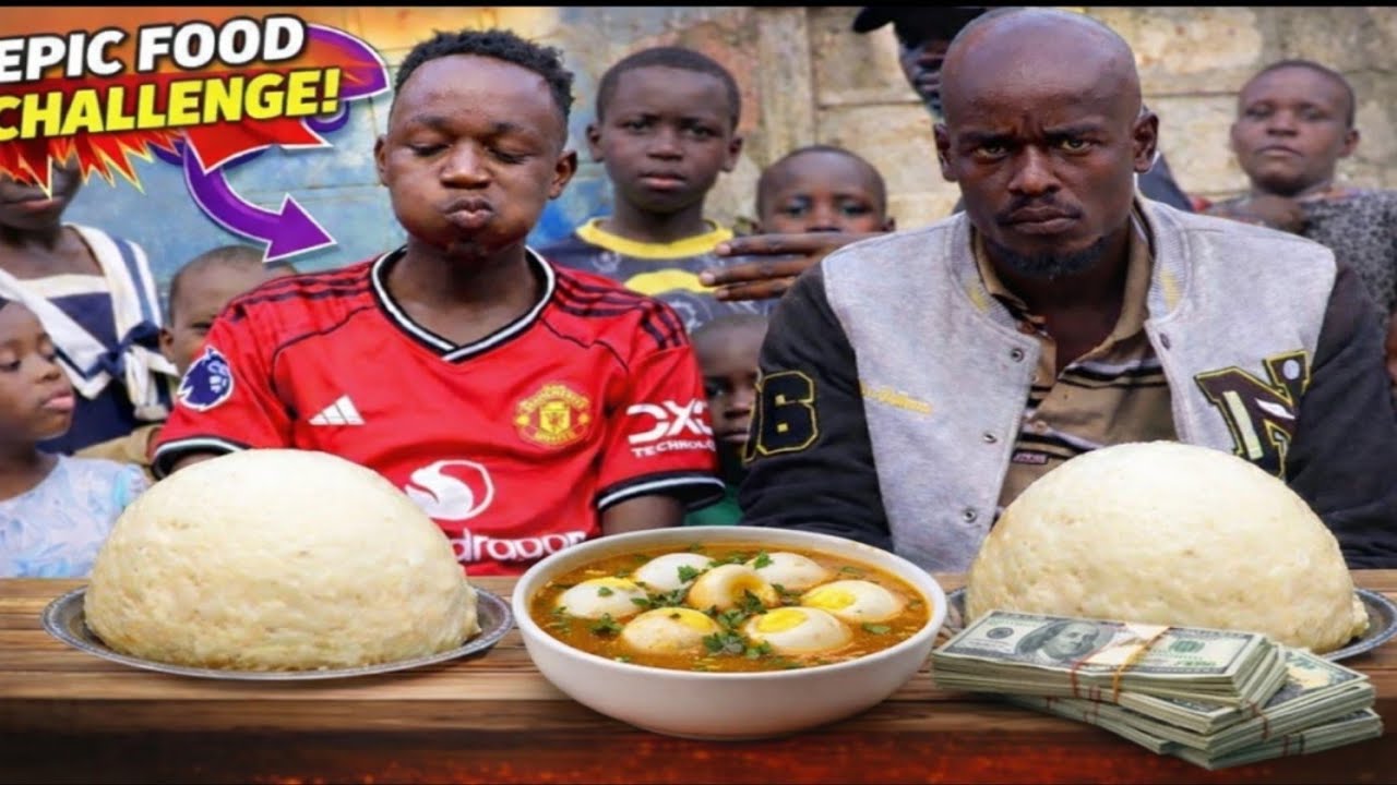 EATING COMPETITION FIRST TO FINISH 4KG UGALI AND 40 EGGS WINS 1000
