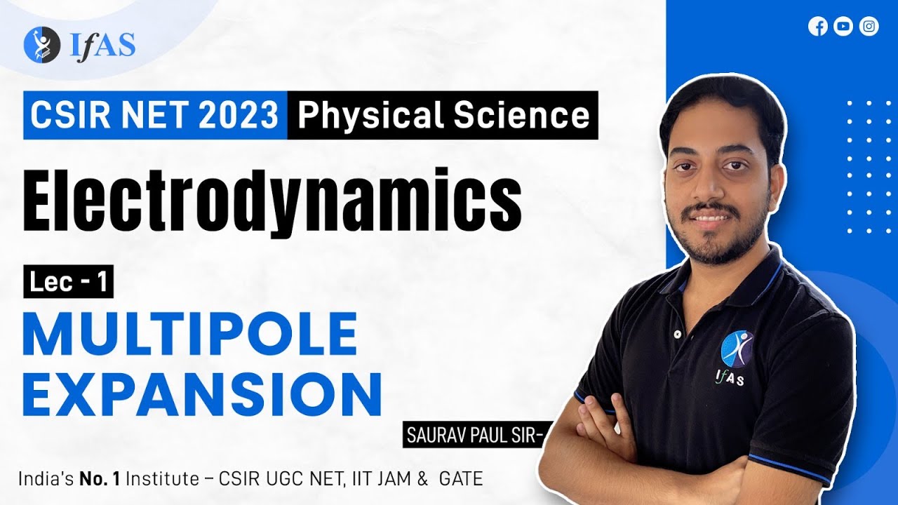 Multipole Expansion  Electrodynamics for CSIR NET Physics 2023