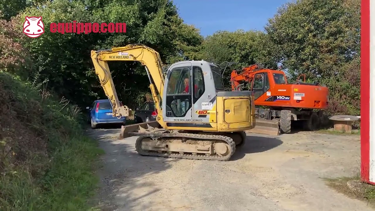 Used 2008 - New Holland Kobelco E80MSR-2 | Used Tracked Excavator | equippo.com|Used heavy equipment